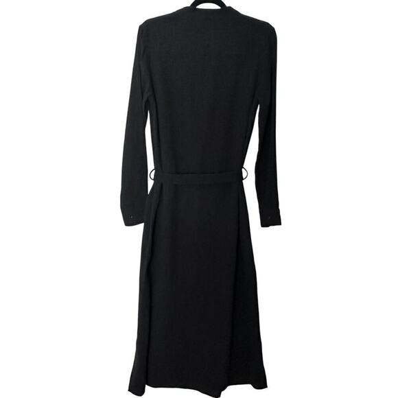 Bird and Knoll Cotton Black Frieda Belted Shirtdress (L) - Picture 8 of 16
